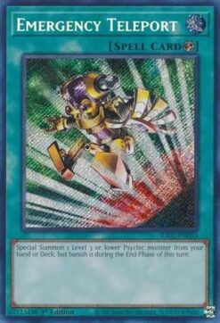 RA02-EN053 - Emergency Teleport - Secret Rare - 1st Edition