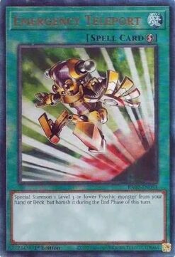 RA02-EN053 - Emergency Teleport - Ultimate Rare - 1st Edition
