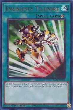 RA02-EN053 - Emergency Teleport - Ultra Rare - 1st Edition