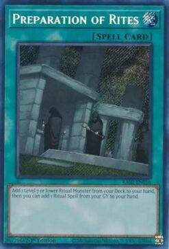 RA02-EN056 - Preparation of Rites - Secret Rare - 1st Edition