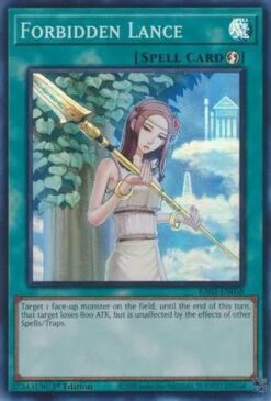 RA02-EN058 - Forbidden Lance - Super Rare - 1st Edition
