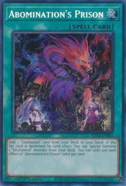 RA02-EN064 - Abomination's Prison - Secret Rare - 1st Edition