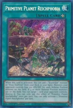 RA02-EN067 - Primitive Planet Reichphobia - Secret Rare - 1st Edition