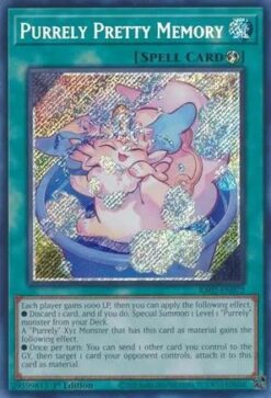 RA02-EN072 - Purrely Pretty Memory - Secret Rare - 1st Edition