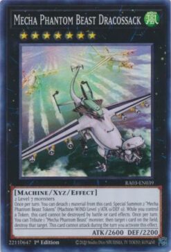 RA03-EN039 - Mecha Phantom Beast Dracossack - Super Rare - 1st Edition