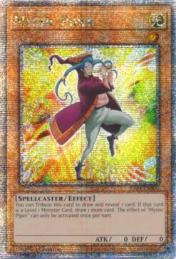 RA04-EN005 - Mystic Piper - Quarter Century Secret Rare - 1st Edition