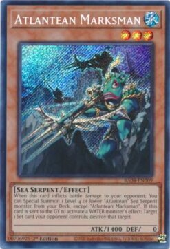 RA04-EN009 - Atlantean Marksman - Secret Rare - 1st Edition
