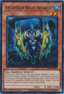 RA04-EN010 - Atlantean Heavy Infantry - Super Rare - 1st Edition