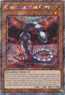 RA04-EN013 - Cyber Dragon Core - Platinum Secret Rare - 1st Edition