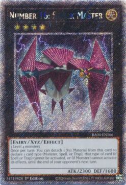 RA04-EN166 - Number 16: Shock Master - Platinum Secret Rare - 1st Edition