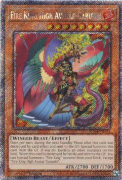 RA04-EN194 - Fire King High Avatar Garunix - Platinum Secret Rare - 1st Edition