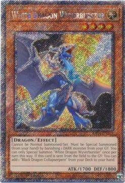 RA04-EN203 - White Dragon Wyverburster - Platinum Secret Rare - 1st Edition