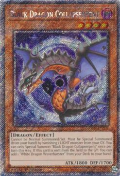 RA04-EN204 - Black Dragon Collapserpent - Platinum Secret Rare - 1st Edition