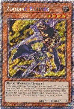 RA04-EN274 - Zoodiac Ratpier - Platinum Secret Rare - 1st Edition