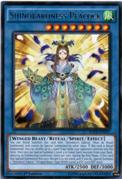 RATE-EN037 - Shinobaroness Peacock - Rare - 1st Edition