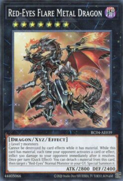 RC04-AE039 - Red-Eyes Flare Metal Dragon - Super Rare