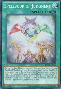 RC04-AE055 - Spellbook of Judgment - Super Rare