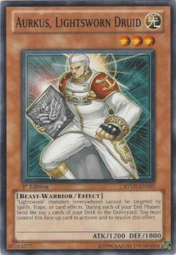 RYMP-EN105 - Aurkus, Lightsworn Druid - Common - 1st Edition