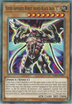 SAST-EN097 - Super Armored Robot Armed Black Iron "C" - Common - 1st Edition