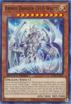 SGX4-ENE01 - Armed Dragon LV10 White - Common - 1st Edition
