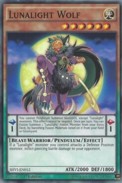 SHVI-EN012 - Lunalight Wolf - Common - 1st Edition