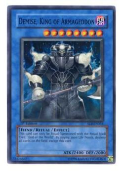 SOI-EN035 - Demise, King of Armageddon - Super Rare - Unlimited