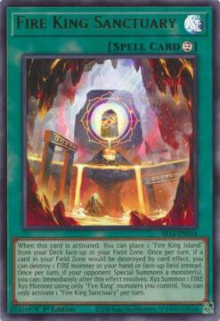 SR14-EN024 -  Fire King Sanctuary  - Ultra Rare
