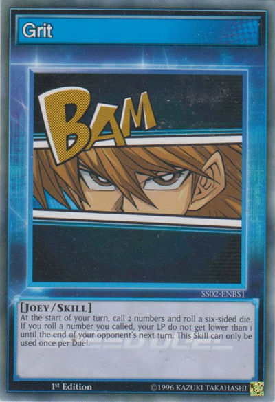 Speed Duel Ss02 Enbs1 Grit Skill Card Common Saigon Tcg 