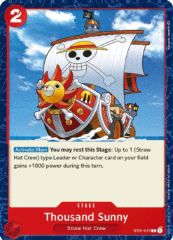 [ONE PIECE] ST01-017 - Thousand Sunny - Stage - Common