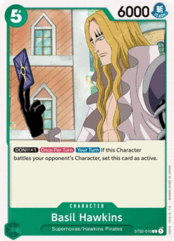 [ONE PIECE] ST02-010 - Basil Hawkins - Character - Common
