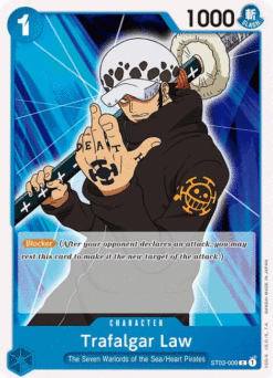 [ONE PIECE] ST03-008 - Trafalgar Law - Character - Common