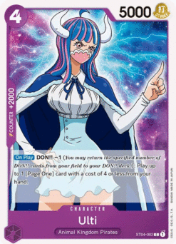 [ONE PIECE] ST04-002 - Ulti - Character - Common