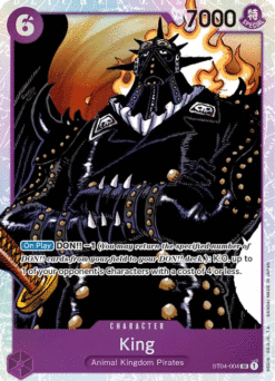 [ONE PIECE] ST04-004 - King - Character - Super Rare