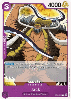 [ONE PIECE] ST04-008 - Jack - Character - Common