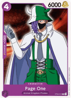 [ONE PIECE] ST04-012 - Page One - Character - Common