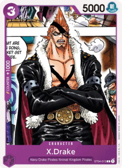 [ONE PIECE] ST04-013 - X.Drake - Character - Common