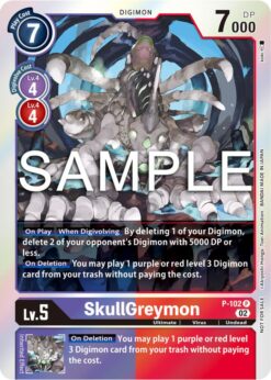 P-102 - SkullGreymon - Digimon - Promo