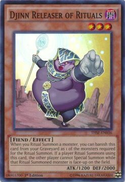 THSF-EN036 - Djinn Releaser of Rituals - Super Rare - 1st Edition