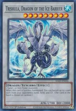 RA02-EN026 - Trishula, Dragon of the Ice Barrier - Super Rare - 1st Edition