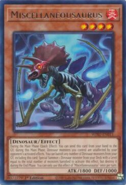 WISU-EN011 - Miscellaneousaurus - Rare - 1st Edition