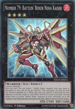 WSUP-EN014 - Number 79: Battlin' Boxer Nova Kaiser - Super Rare - 1st Edition