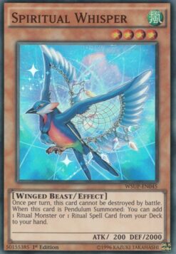 WSUP-EN045 - Spiritual Whisperer - Super Rare - 1st Edition