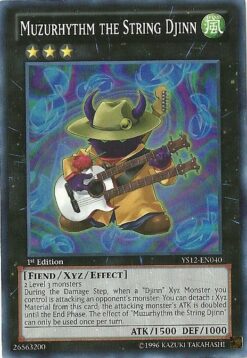 YS12-EN040 - Muzurhythm the String Djinn - Super Rare - 1st Edition