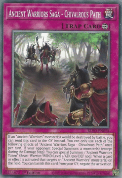 BLVO-EN074 - Ancient Warriors Saga - Chivalrous Path - Common - 1st Edition