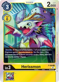 P-068 - Herissmon - Digimon - Promo