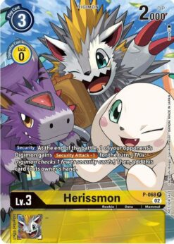 P-068 - Herissmon (Alternative Art) - Digimon - Promo