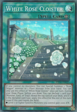 KICO-EN019 - White Rose Cloister - Super Rare - 1st Edition