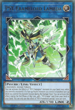 MGED-EN077 - PSY-Framelord Lambda - Gold-Letter Rare - 1st Edition