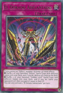 MGED-EN129 - El Dorado Adelantado - Gold-Letter Rare - 1st Edition