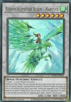 MP21-EN231 - Adamancipator Risen - Raptite - Ultra Rare - 1st Edition